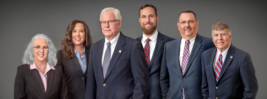 The six attorneys of Hightower & Hightower.